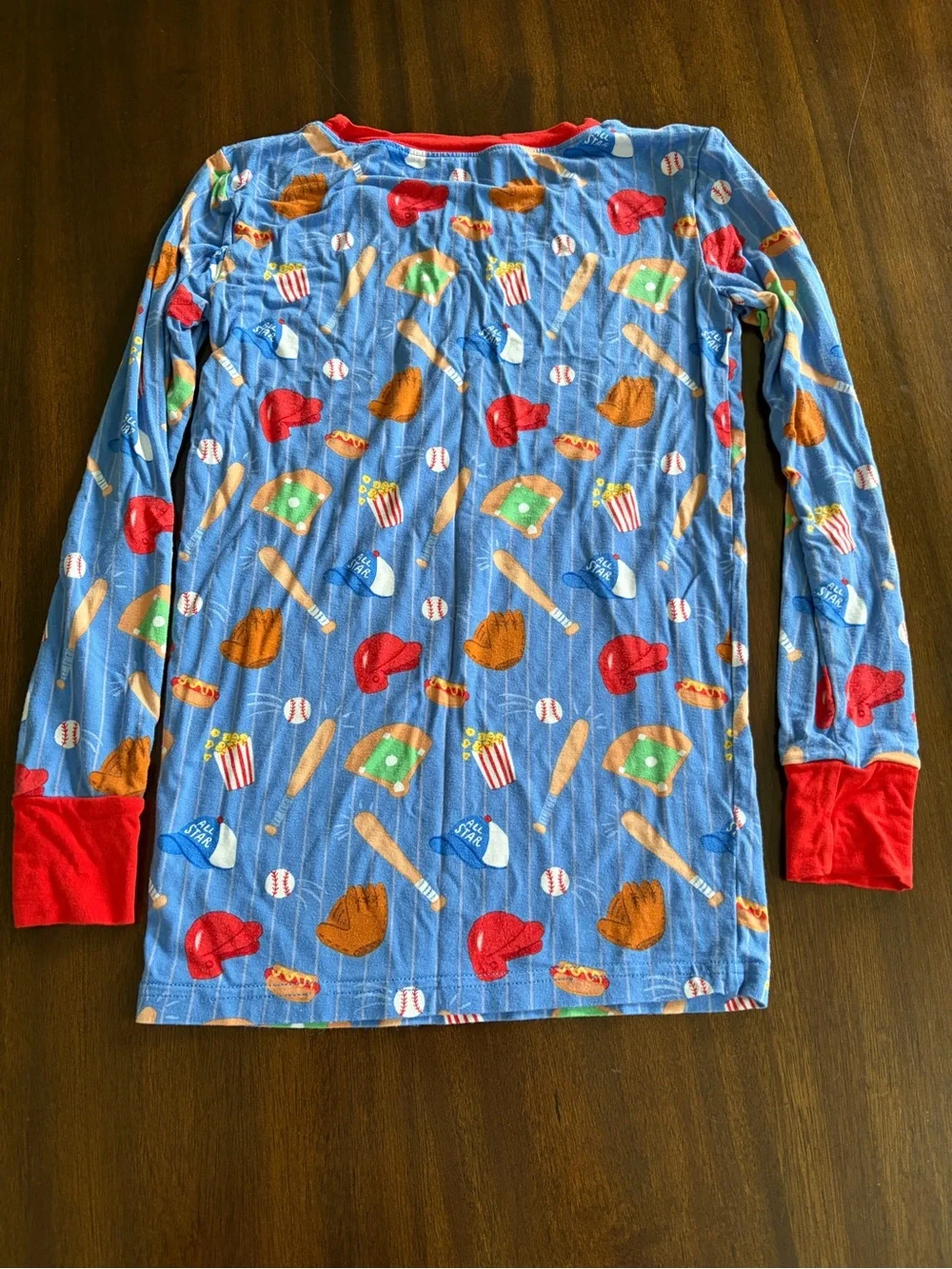 Little Sleepies Baseball-Print Pajama Set